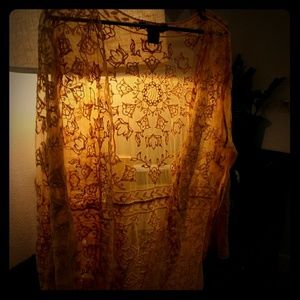Gold Lace Duster